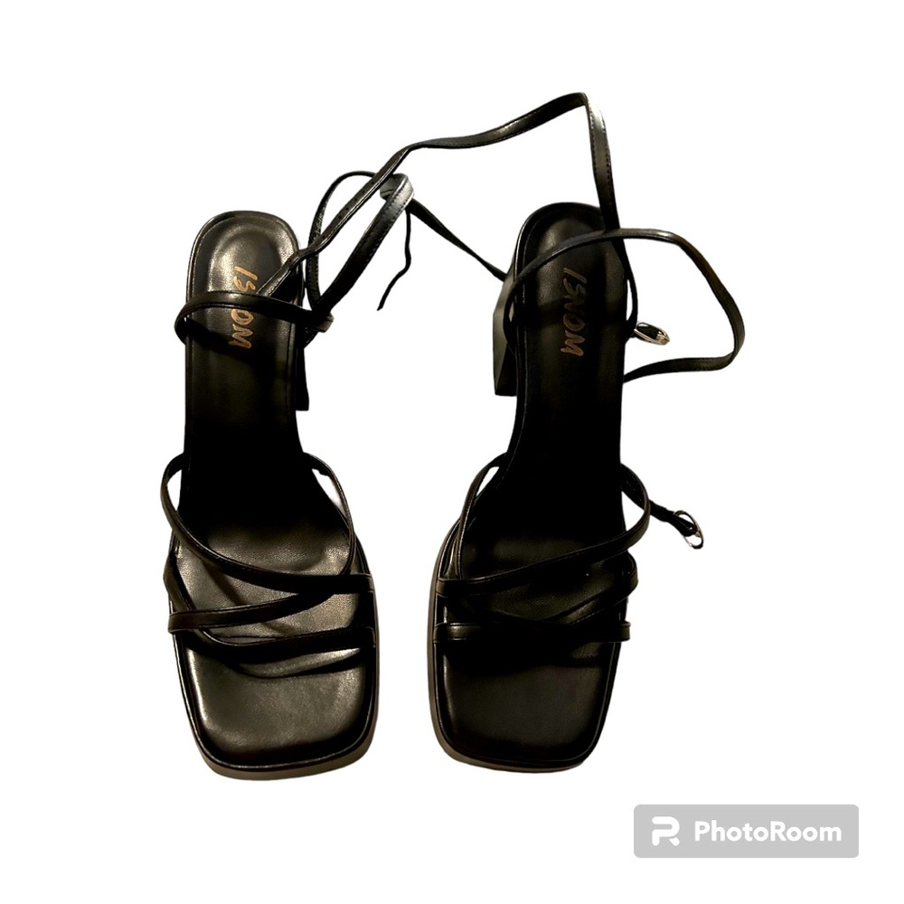 Wonsi Womens Size 9.5 Strappy Platform Heels